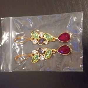 Bejeweled Drop Long GOLD earrings ✨️ 💛